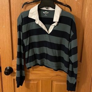 Hollister Size Medium Long Sleeve Striped Top